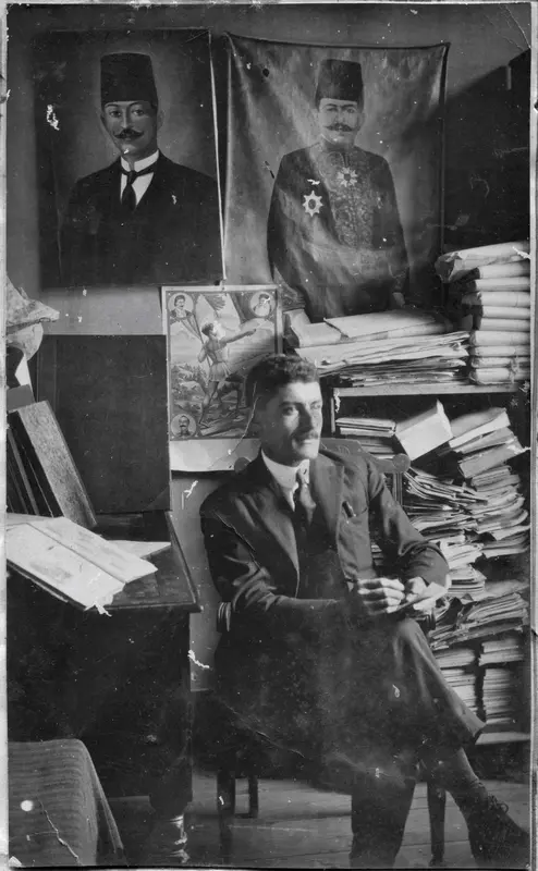 Youssef Ayoub Hitti in his downtown Beirut office